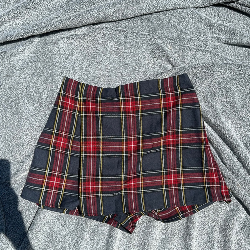 purrr Melrose plaid skort